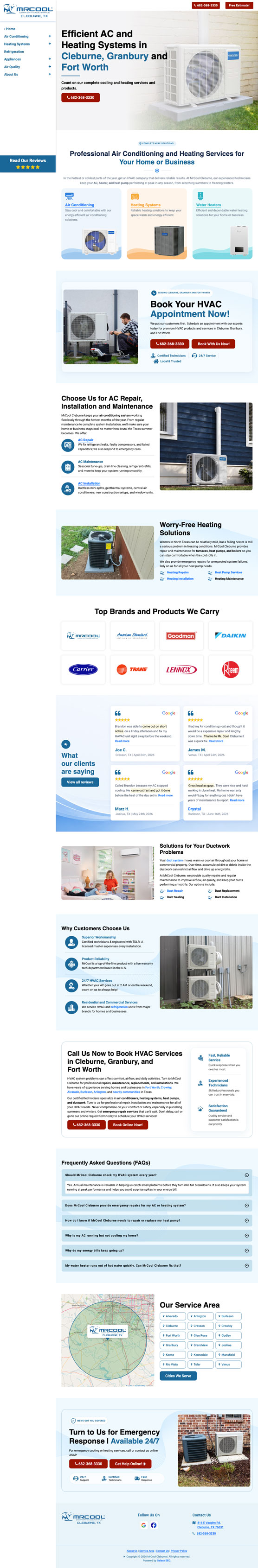 Mr. Cool Cleburne Homepage
